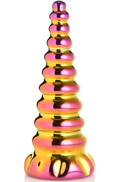 Bild 1 för Creature Cocks: Twilight, Rainbow Glass Dildo