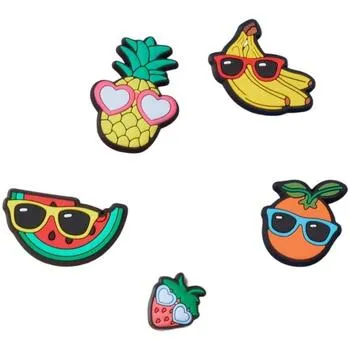 Bild 1 för Crocs 5P Jibbitz Cute Fruit With Sunnies Flerfärgad One Size Barn