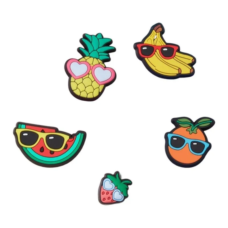 Bild 2 för Crocs 5P Jibbitz Cute Fruit With Sunnies Flerfärgad One Size Barn