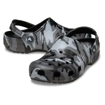 Alternativ bild 0 för Crocs Classic Camo Clog Unisex Svart US M5/W7 (EU 37-38)