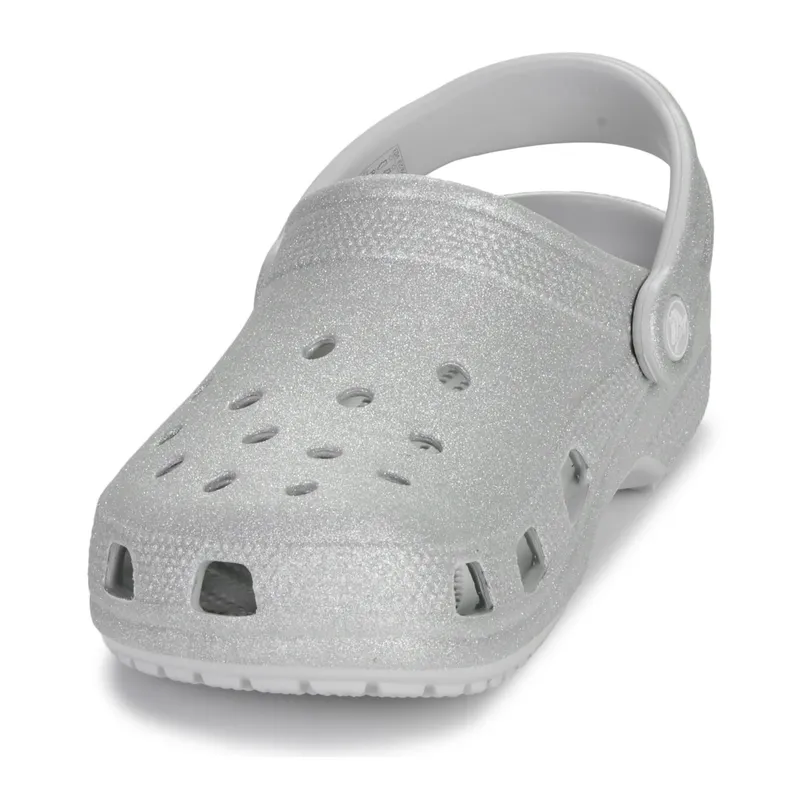 Bild 4 för Crocs Classic Glitter Clog Unisex Silver US M6/W8 (EU 38-39)