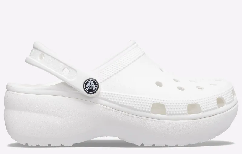Bild 1 för Crocs Classic Platform Clog Vit US W7 (EU 37-38) Dam