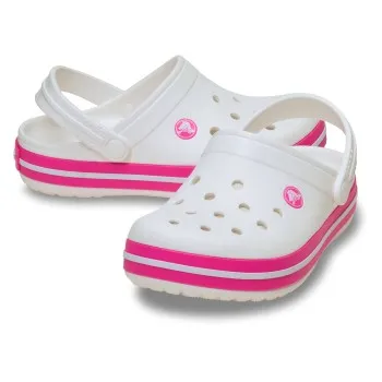 Alternativ bild 0 för Crocs Crocband Clog Kids Rosa/Vit US C11 (EU 28-29) Barn