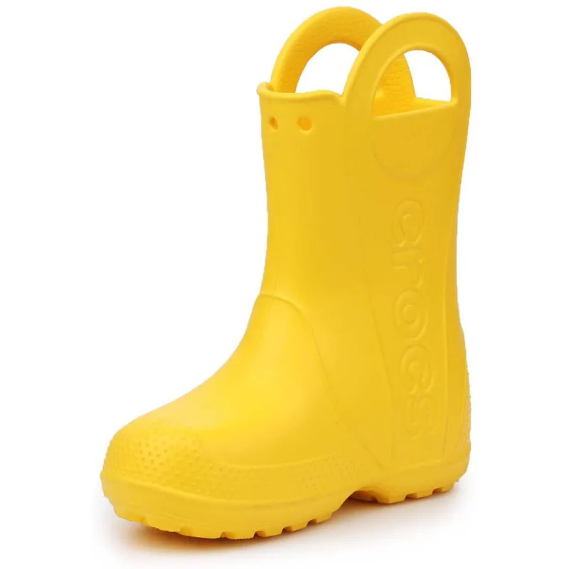 Bild 4 för Crocs Handle It Rain Boots Kids Gul US J3 (EU 34-35) Barn