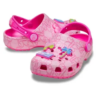 Produktfoto för Crocs Mattel Pink Barbie Clog Toddler Flerfärgad ej Spec US C5 (EU 20-21) Barn