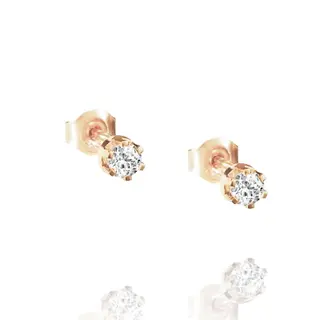 Produktfoto för Crown & Stars Örhänge 0.38ctw Guld