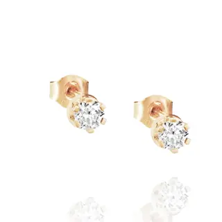 Produktfoto för Crown & Stars Örhänge 0.60ctw Guld