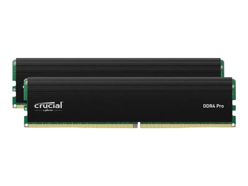 Alternativ bild 0 för Crucial Pro 32GB DDR4-3200 UDIMM CL22 (8/16Gbit) Kit (2x16GB)