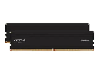 Produktfoto för Crucial PRO DDR5-6000 - 32GB - CL48 - Dual Channel (2 st) - AMD EXPO - Svart