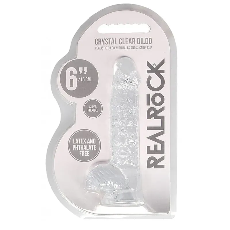 Bild 2 för Crystal Clear dildo 15 cm, Clear