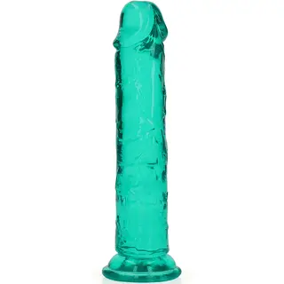 Produktfoto för Crystal Clear dildo 18 cm, Turkos