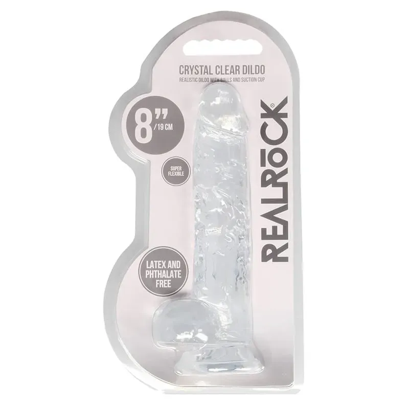 Bild 2 för Crystal Clear dildo 19 cm, Clear