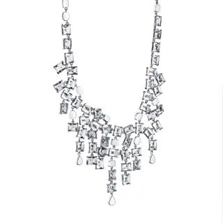 Produktfoto för Crystal Rain Collier - Clear Halsband Silver