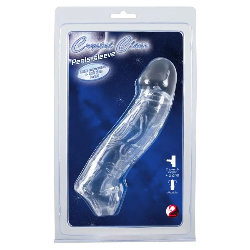 Bild 1 för Crystal Skin Penis Sleeve