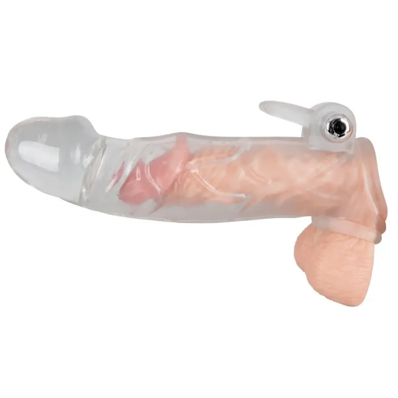 Bild 5 för Crystal Skin Penis Sleeve Vibro