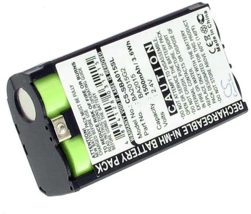 Alternativ bild 0 för CS Cameron Sino CS-SBA2015SL Batteri för hörlurar Ersätter originalbatteri BA2015 2,4 V 1500 mAh