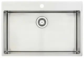 Produktfoto för Cube 720 soft köksbänk i rostfritt stål med radie 10 inuti