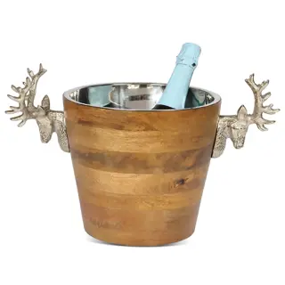 Produktfoto för Culinary Concepts Huntsman vinkylare hjort mangoträ 20 cm
