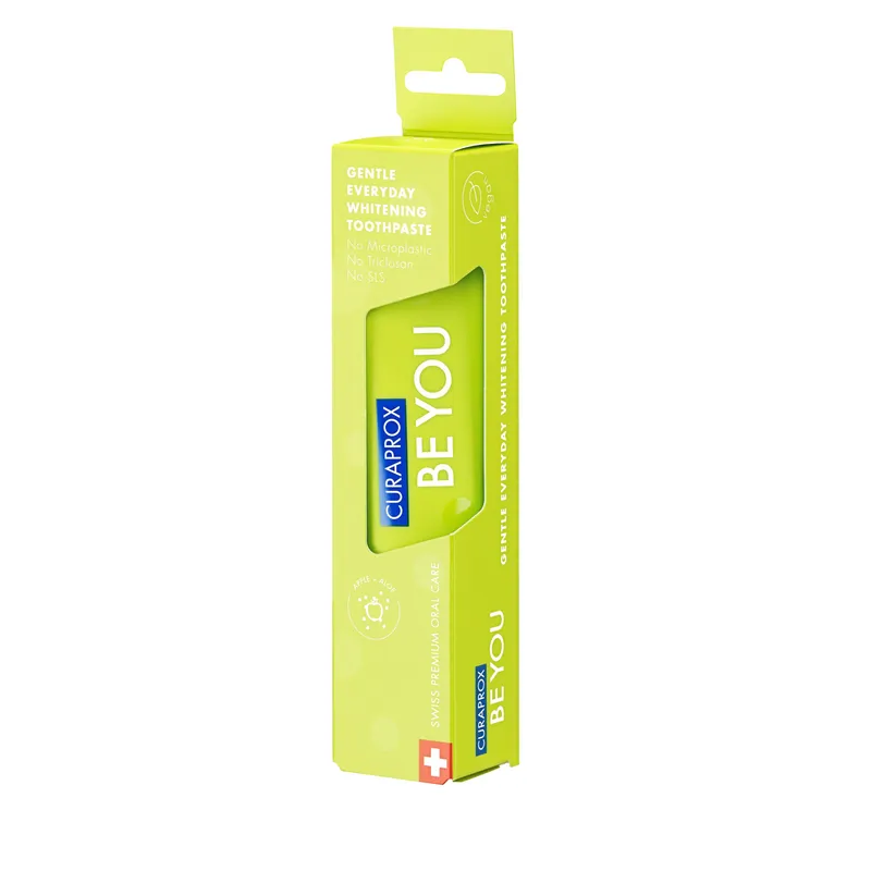 Bild 2 för Curaprox Be you Tandkräm Äpple & Aloe Vera 60 ml