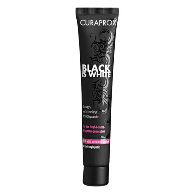 Alternativ bild 0 för Curaprox Black is White Whitening Tandkräm 90 ml