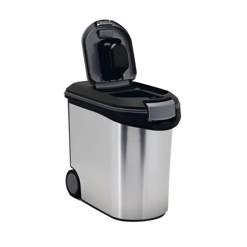 Bild 1 för Curver Matbehållare för djurmat 12 kg 35 L Silver 794073
