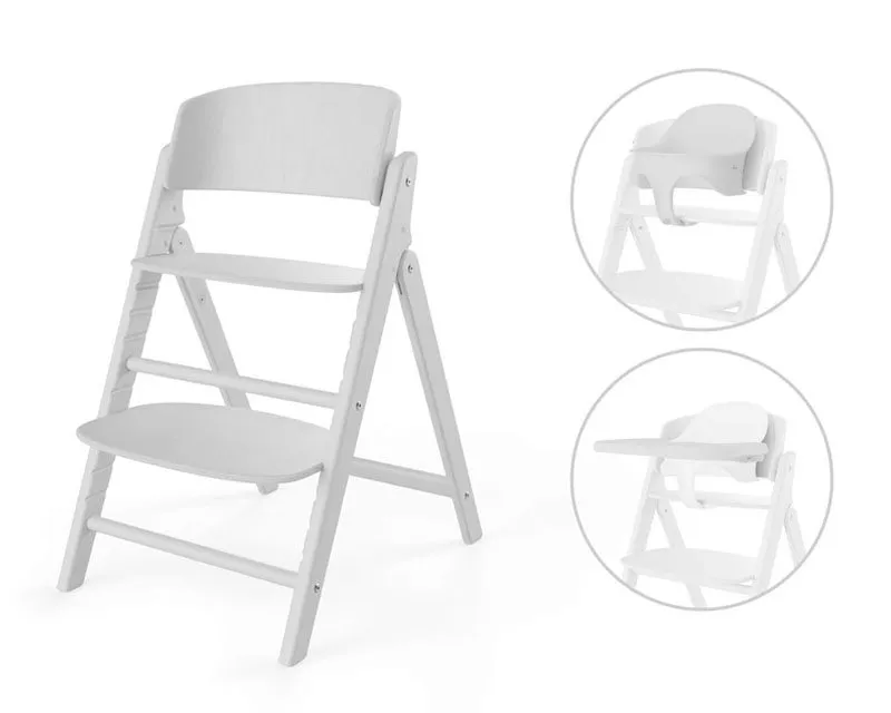 Bild 1 för Cybex Click & Fold 3in1 matstol/babyset/bricka, all white