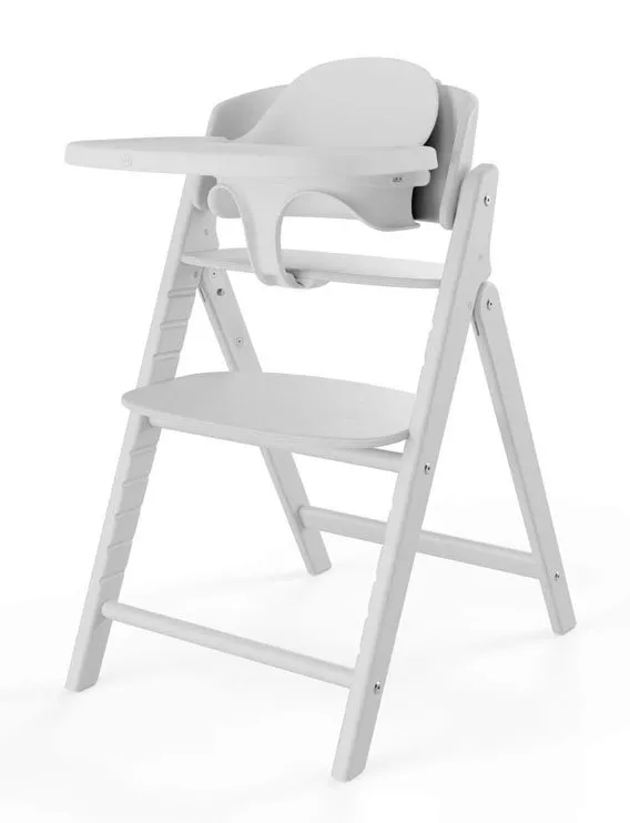 Bild 2 för Cybex Click & Fold 3in1 matstol/babyset/bricka, all white