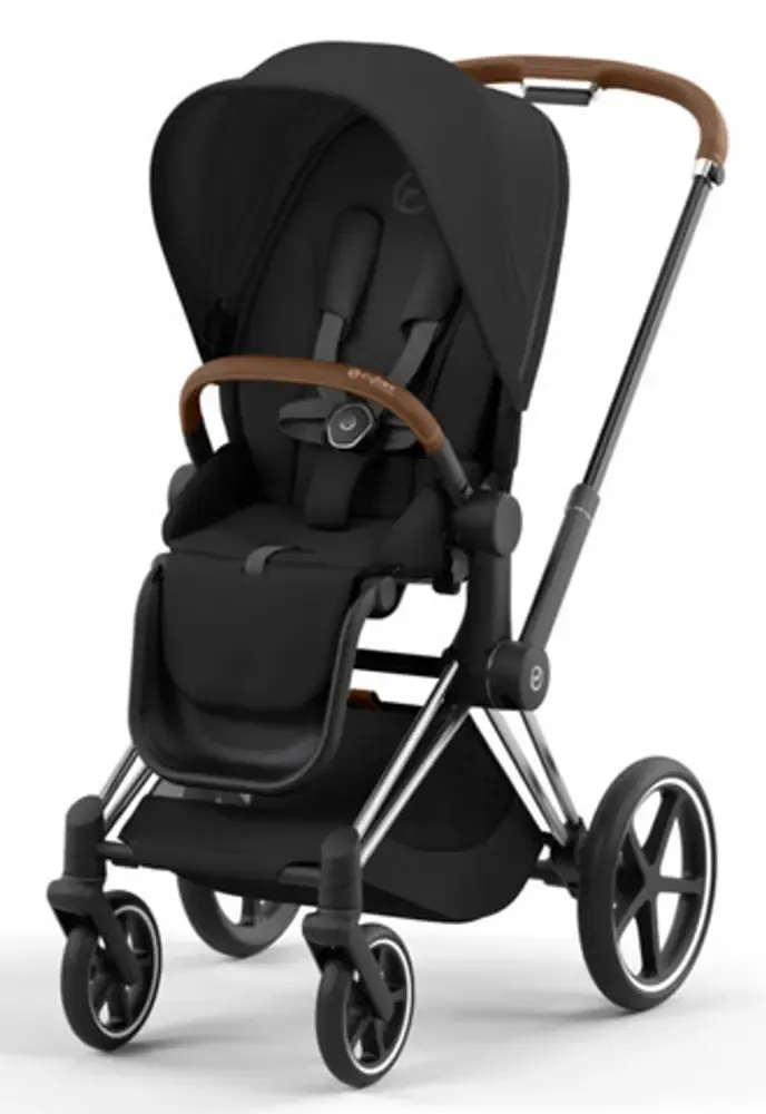 Alternativ bild 0 för Cybex ePriam chassi & sittdelsbas 2023, chrome/brown