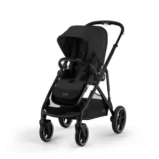 Produktfoto för Cybex Gazelle S sittvagn 2023, moon black/svart chassi