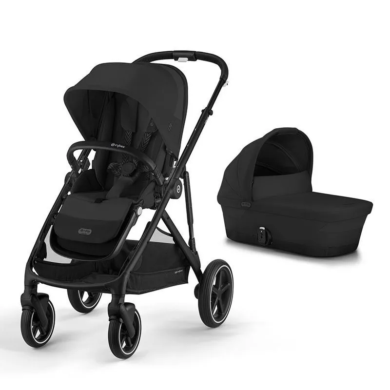 Alternativ bild 0 för Cybex Gazelle S sittvagn 2023, moon black/svart chassi