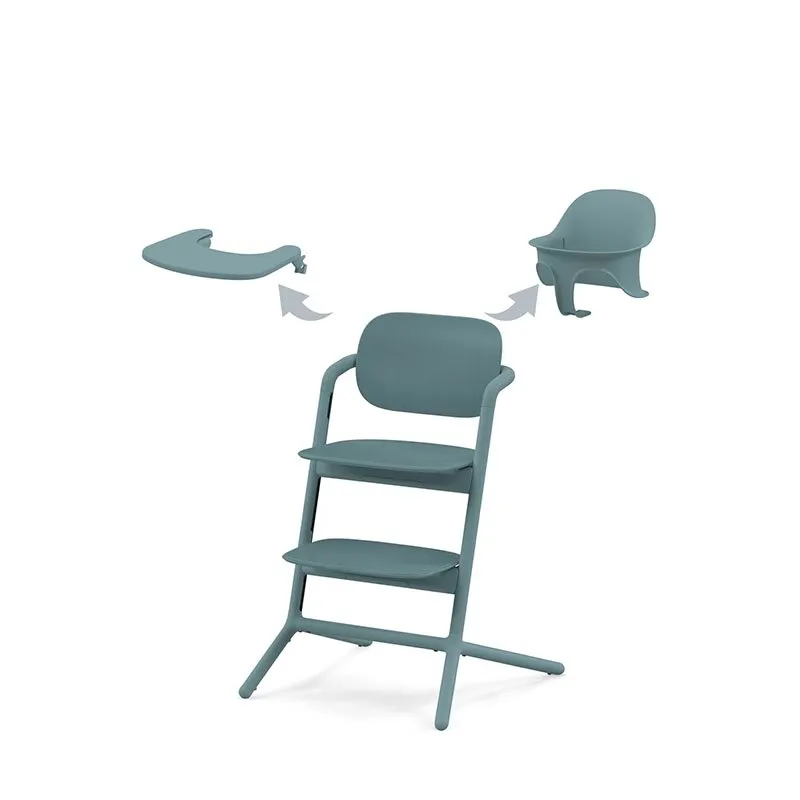 Bild 1 för Cybex Lemo 3in1 matstol/babyset/bricka, stone blue