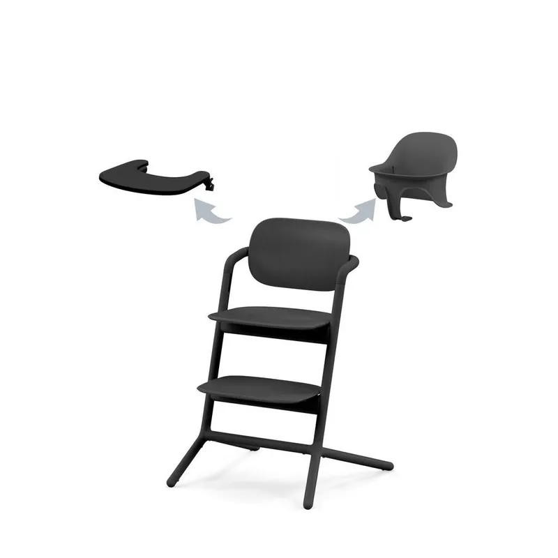Bild 1 för Cybex Lemo 3in1 matstol/babyset/bricka, stunning black