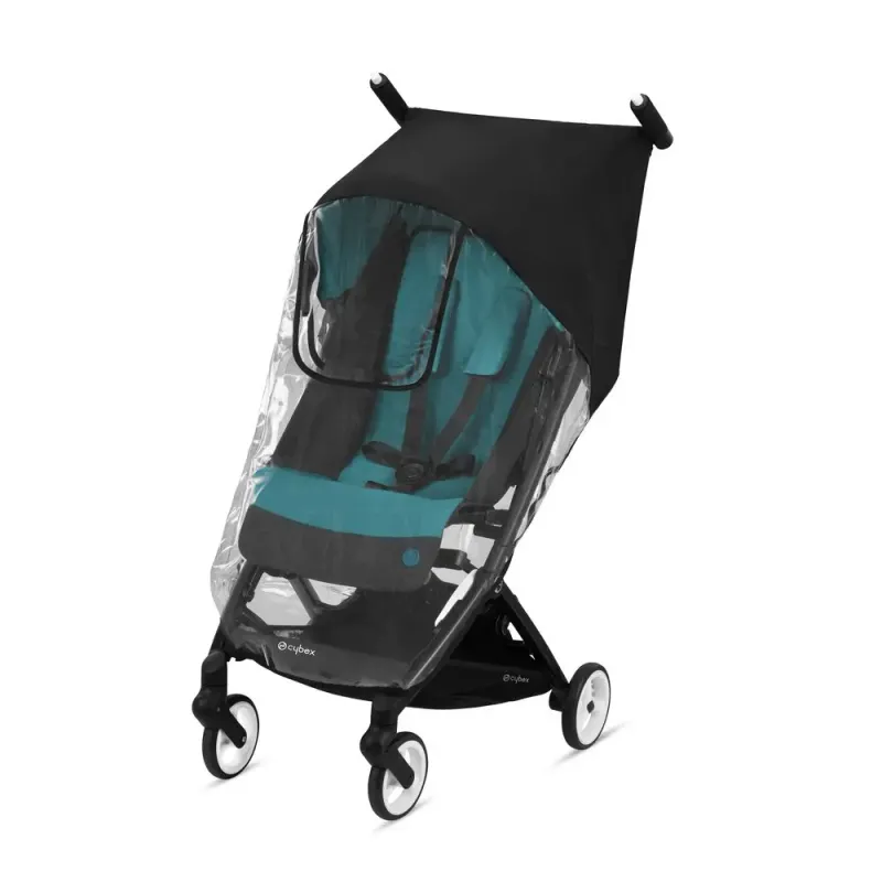 Alternativ bild 0 för Cybex regnskydd Libelle, svart/transparent