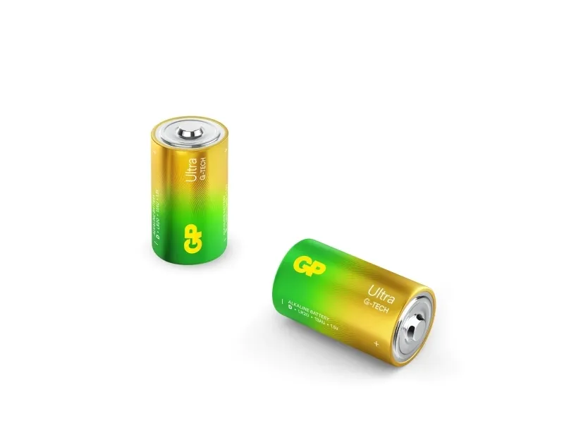 Alternativ bild 0 för D-batteri GP-batterier GPULT13A166C2 Alkalisk mangan 1,5 V 2 st