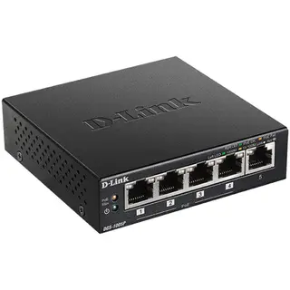 Produktfoto för D-Link DGS 1005P - Switch - 5 x 10/100/1000 (4 PoE+) - stationär - PoE+ (60 W)