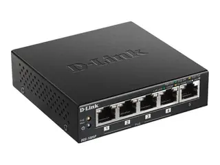 Produktfoto för D-Link DGS 1005P - Switch - 5 x 10/100/1000 (4 PoE+) - stationär - PoE+ (60 W)