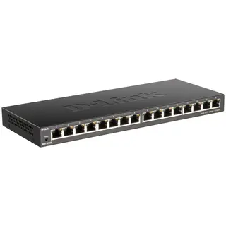Produktfoto för D-Link DGS-1016S 16-Port 10/100/1000Mbps Unmanaged Gigabit Ethernet