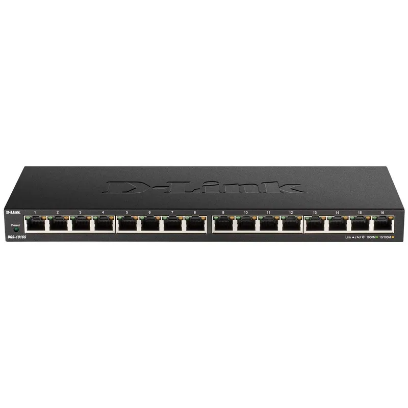 Bild 2 för D-Link DGS-1016S 16-Port 10/100/1000Mbps Unmanaged Gigabit Ethernet