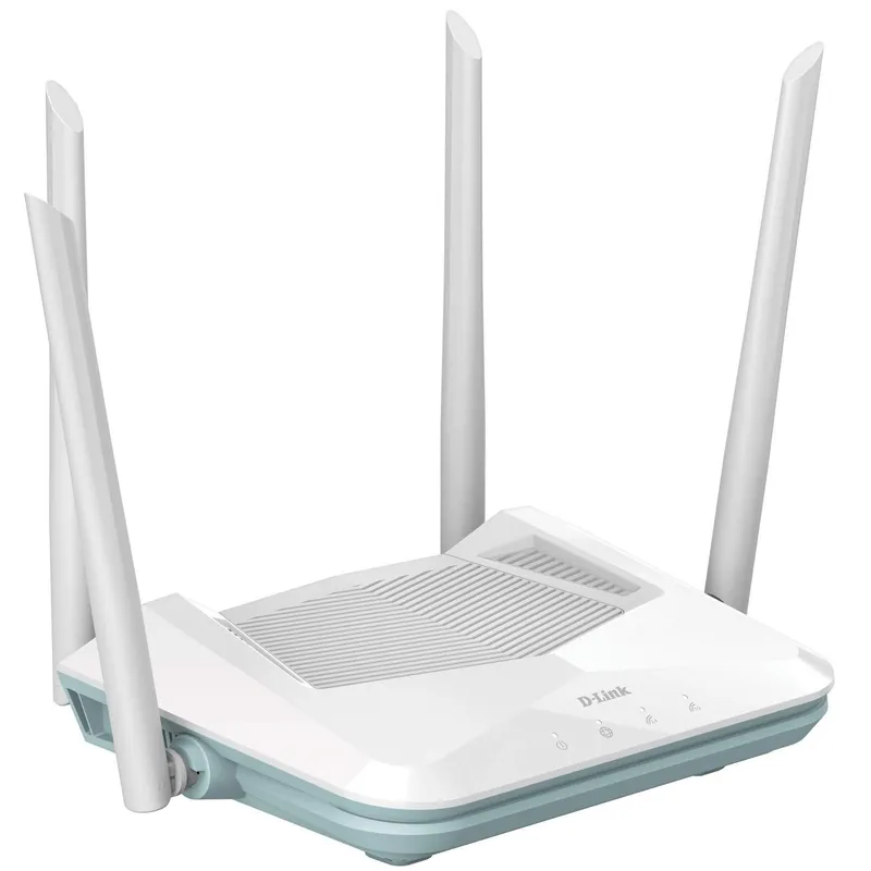 Bild 1 för D-Link R15, Wi-Fi 6 (802.11ax), Dual-band (2,4 GHz / 5 GHz), Nätverksansluten (Ethernet), Vit, Bordsrouter