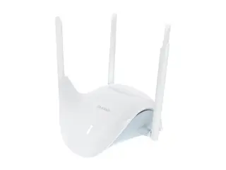 Produktfoto för D-Link R36, Wi-Fi 7 (802.11be), Dual-band (2,4 GHz / 5 GHz), Nätverksansluten (Ethernet), Vit, Bordsrouter