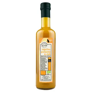 Produktfoto för da Carla Ekologisk Äppelcider Vinegär med Ingefära, Gurkmeja och Chili 500 ml