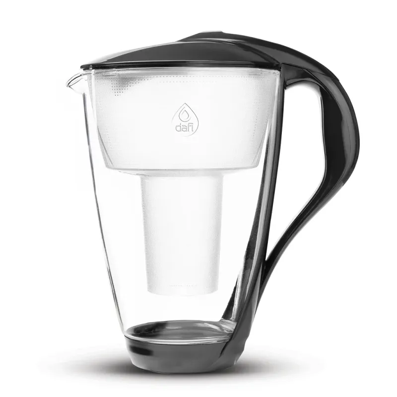 Alternativ bild 0 för Dafi Vattenrenare Glas Stålgrå 2 liter
