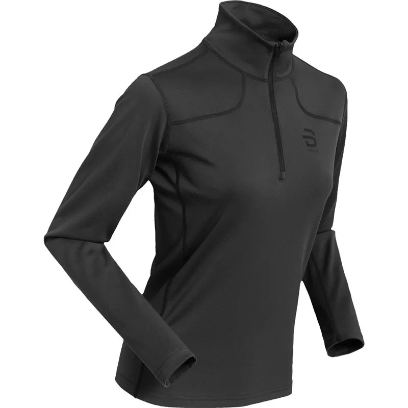 Bild 1 för Dahlie Half Zip Athlete 2.0 W Mellanlager Tröja Obsidian, L