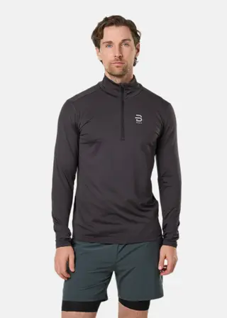 Produktfoto för Dahlie Half Zip Tempo M Herr Grå M | Mellanlager Tröja