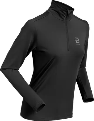 Produktfoto för Dahlie Half Zip Tempo  W Dam Grå XS | Mellanlager Tröja