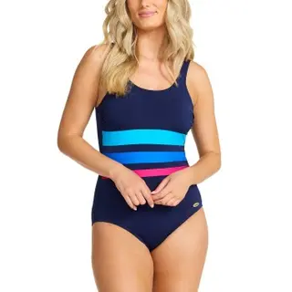 Produktfoto för Damella Annabella Chlorine Resistent Swimsuit Marin/Blå polyester 44 Dam