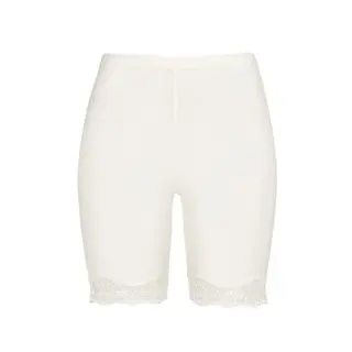 Produktfoto för Damella Bamboo Lace Shorts Vit ull Medium Dam