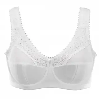 Produktfoto för Damella BH Classic Underwire Lace Bra Vit B 100 Dam