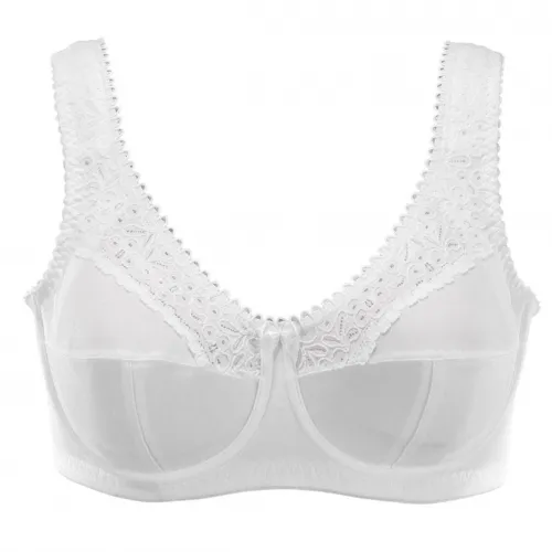 Bild 1 för Damella BH Classic Underwire Lace Bra Vit E 90 Dam