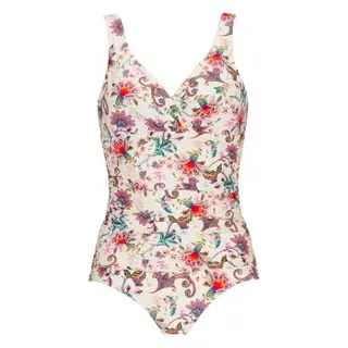 Produktfoto för Damella Fiona Swimsuit Pattern Blommig 36 Dam